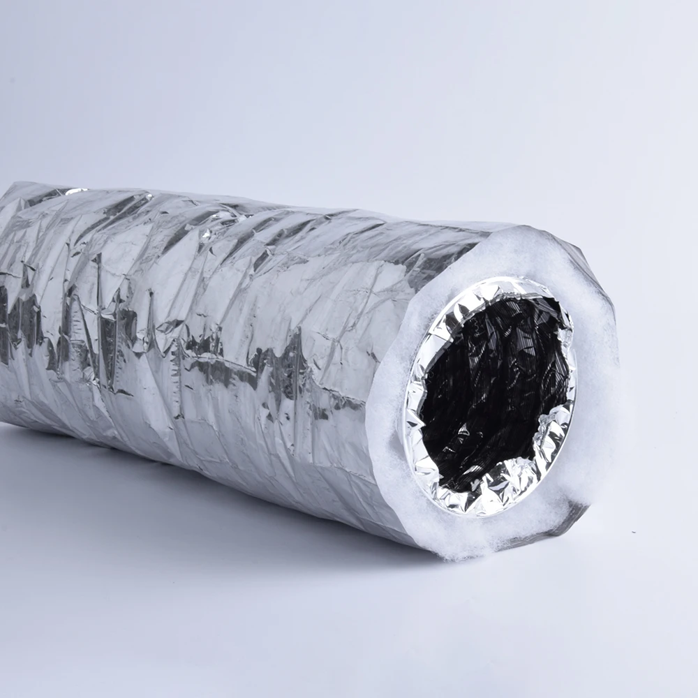ISO Aluminum Insulated Flexible Ducts for HVAC Systems