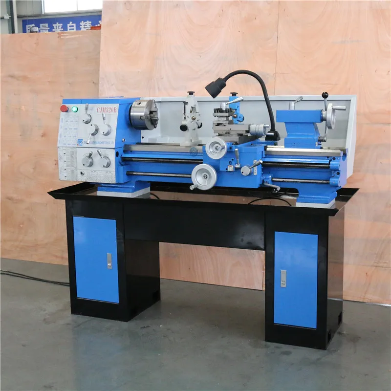 Small Lathe Machine Mini Metal  CJM320B  Bench Lathe Machine