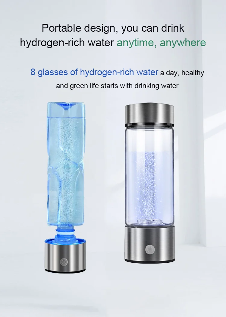 Portable Hydrogen Water Generator With Spe And Pem Technology