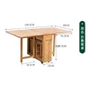 Original color folding dining table