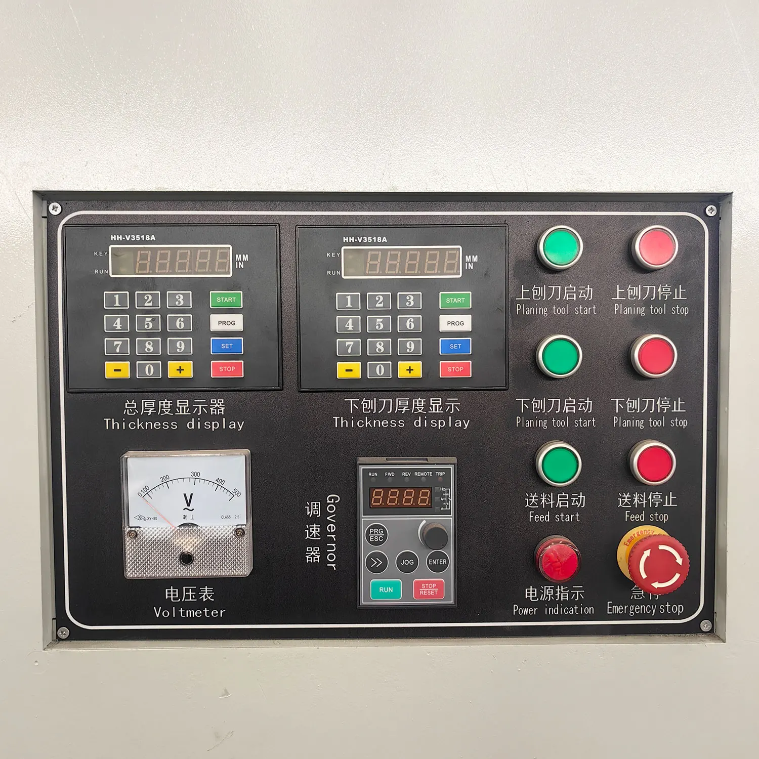 Fully Automatic Heavy High Speed Double Sided Planer 1300mm Woodworking Thicknesser Planer