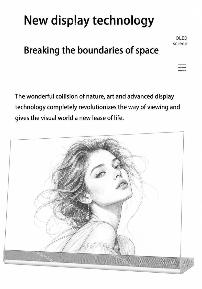 product 55 inch transparent oled screen 4k hd touch ultra thin transparent oled digital signage and display-7