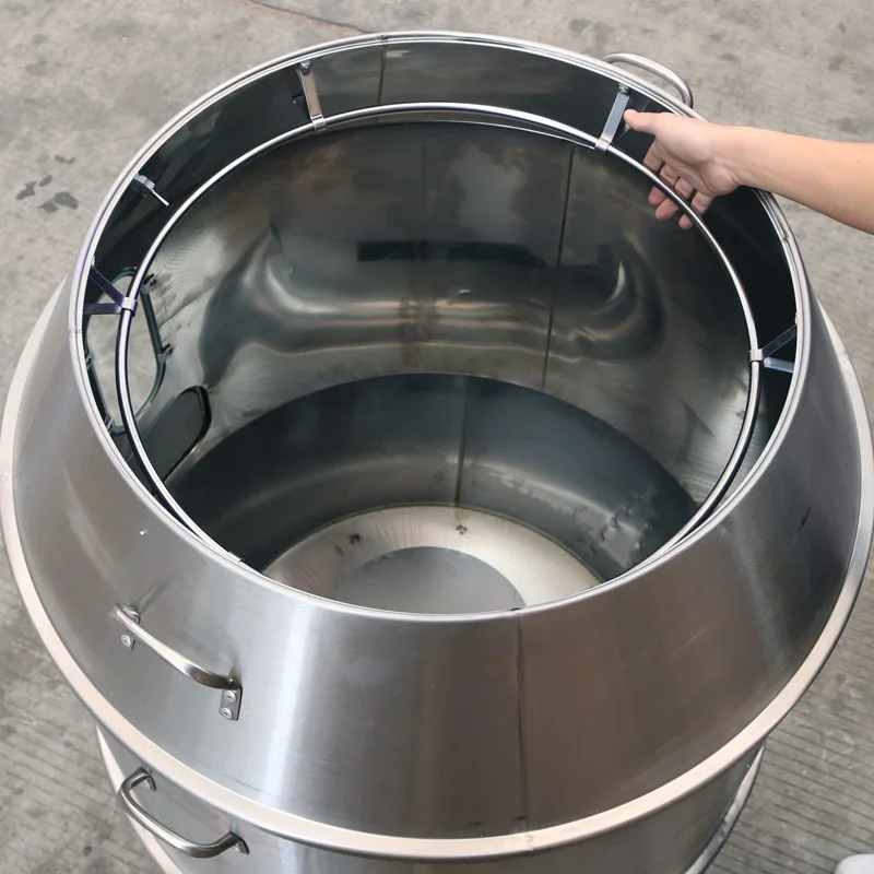 Stainless Steel Hanging Rotating Bbq Grill Charcoal Burner Charcoal Duck Oven Roasted Duck Machine Duck Roaster Oven Chinese
