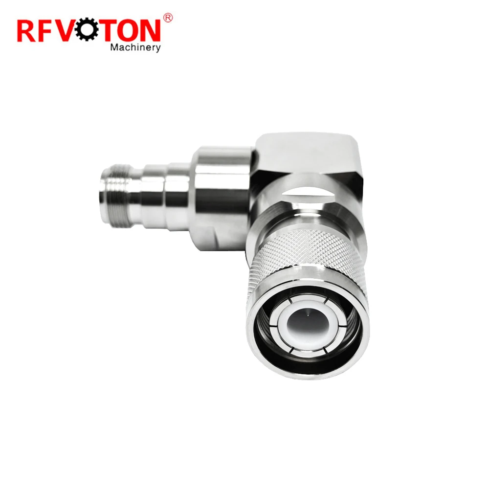 Factory Price  HN Male Plug to N Female Jack  Rf Coaxial Right Angle 90 Degree Coaxial Coax Adaptor Adapter Coax HN (rf) Rohs