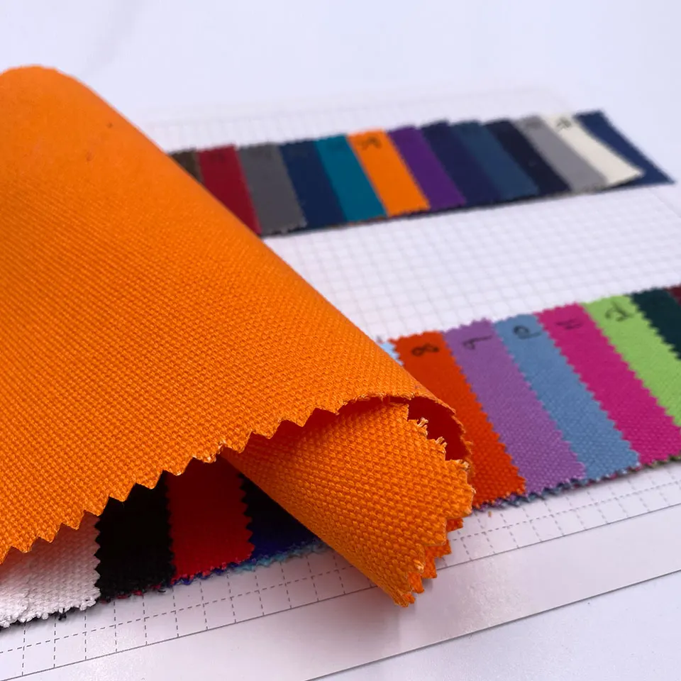 Wholesale High Quality Ready Stock Plain Dyed Heavy Weights Pure Color 100 Cotton Duck Canvas