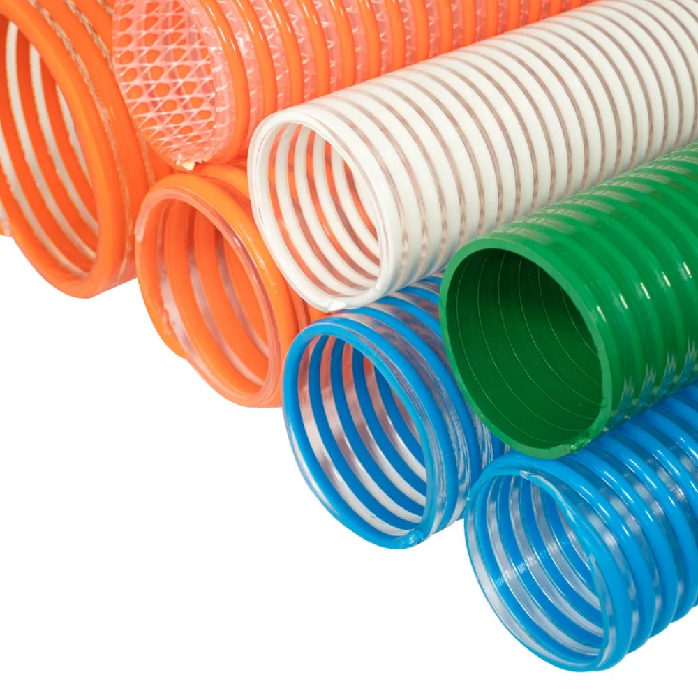 Flexible Uv Resistant Pvc Suction Hose Spiral Reinforced Delivery Hose for Submersible Pump