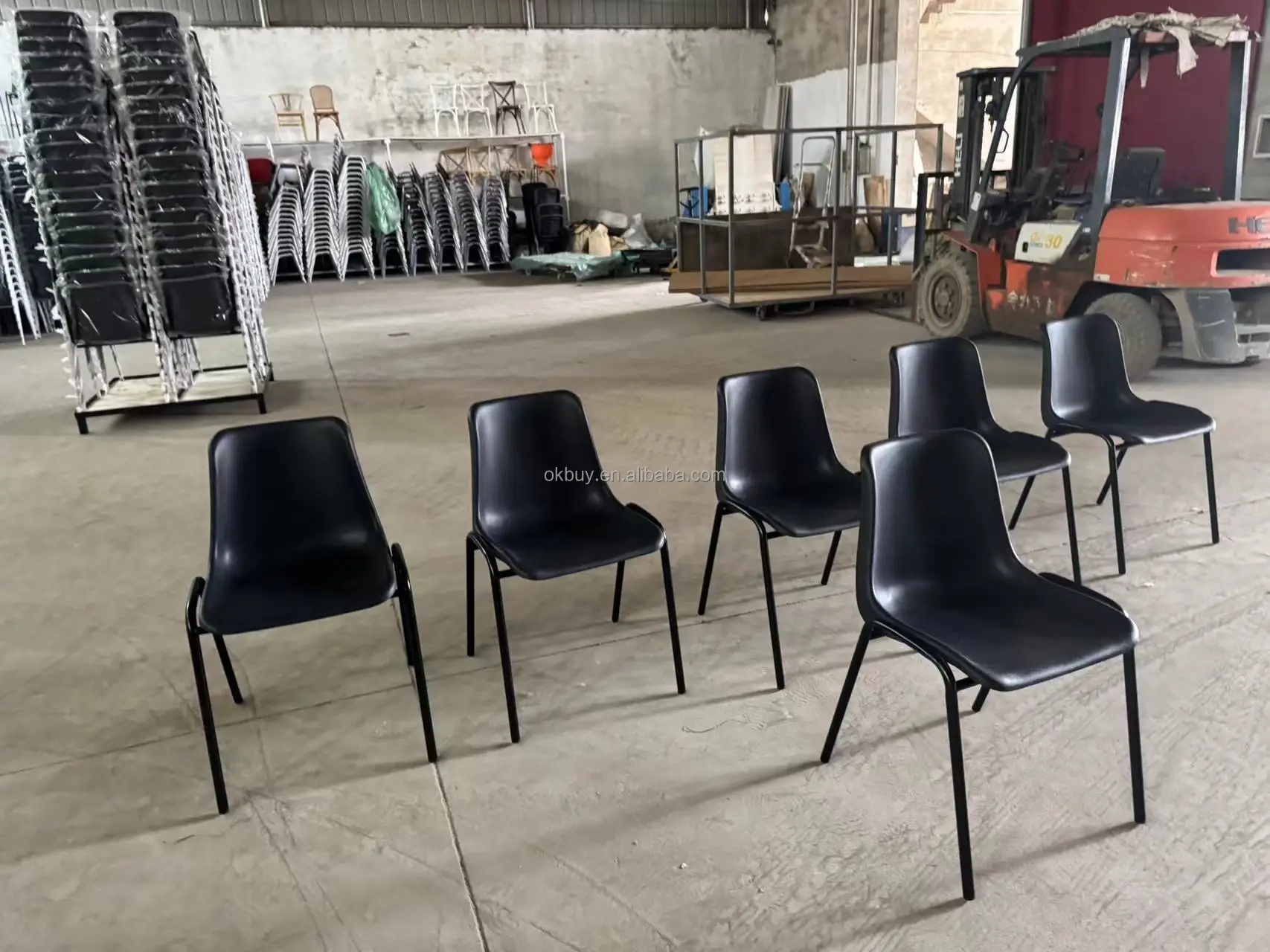 Morden Leisure Plastic Mould Making in China Vintage Office Company Comfortable Stackable School Student Training Chair