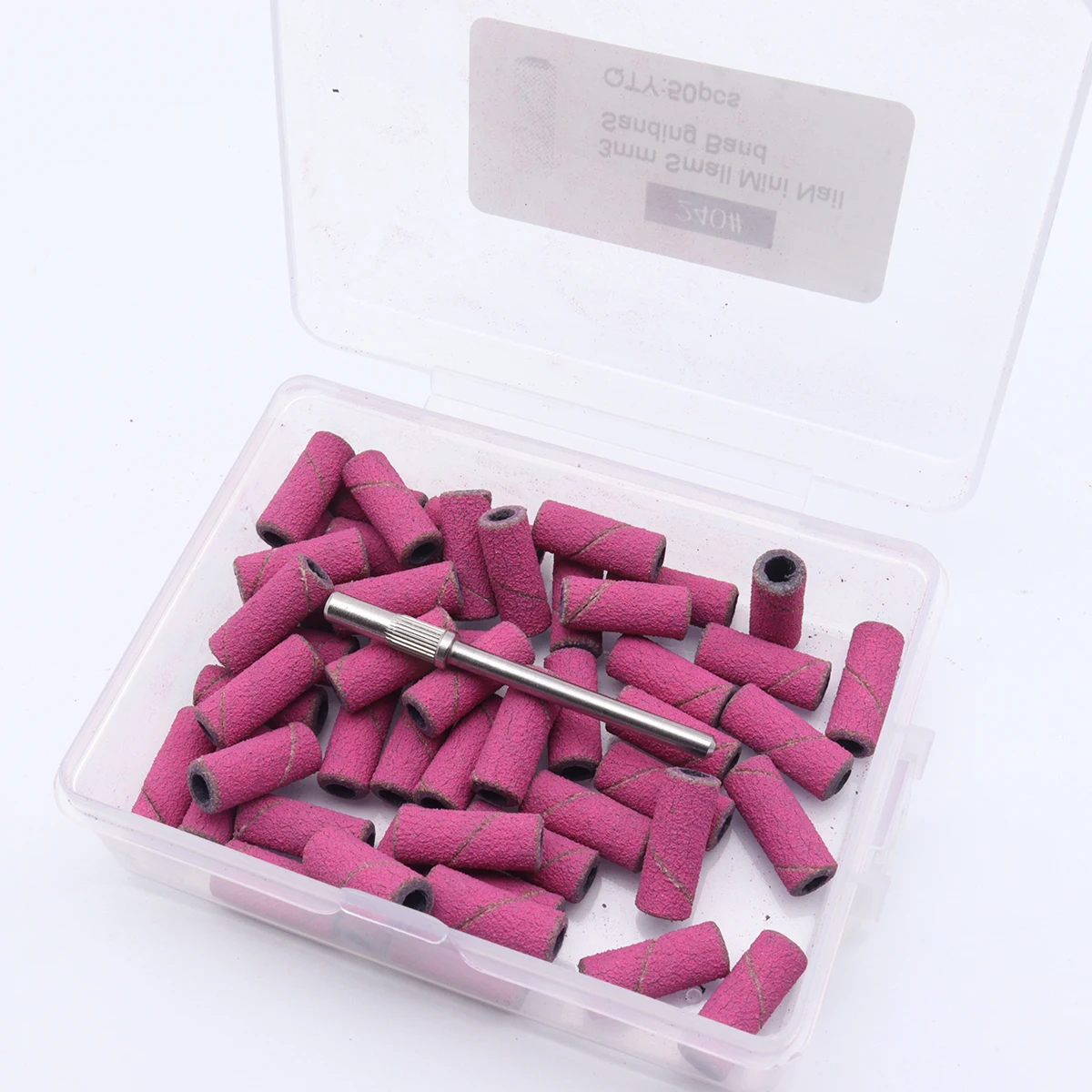 51pcs Mini Nail Drill Bit Nail Bits Drill Mandrel Bit For Nails 3mm
