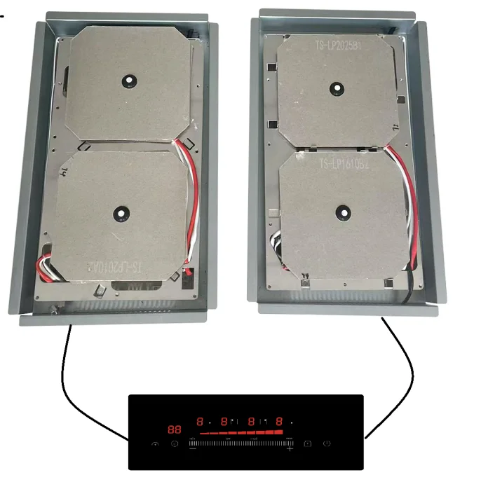 Hidden Induction Cooktop Invisible Built in Herd Magnetic Under Granite Ceramic Stove Hob Stovetop Commercial Induction Cooker