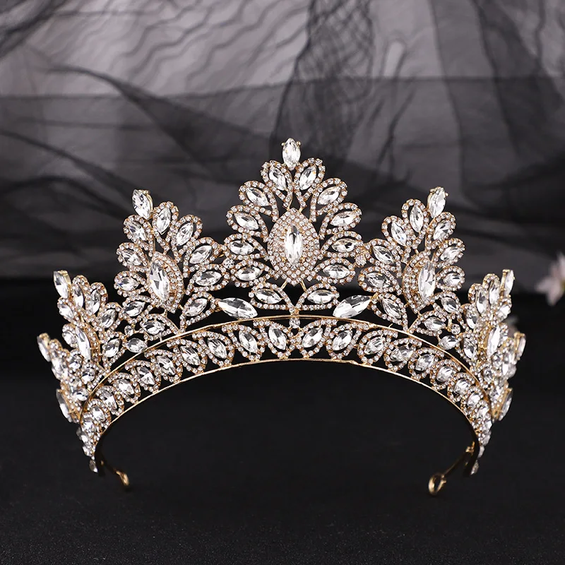 Elegant Bride Turkish Tiara - Rhinestone Crown for Wedding 