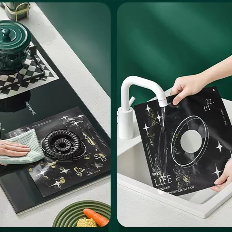 52x60cm Tappetino Protettivo Per Piano Cottura A Induzione