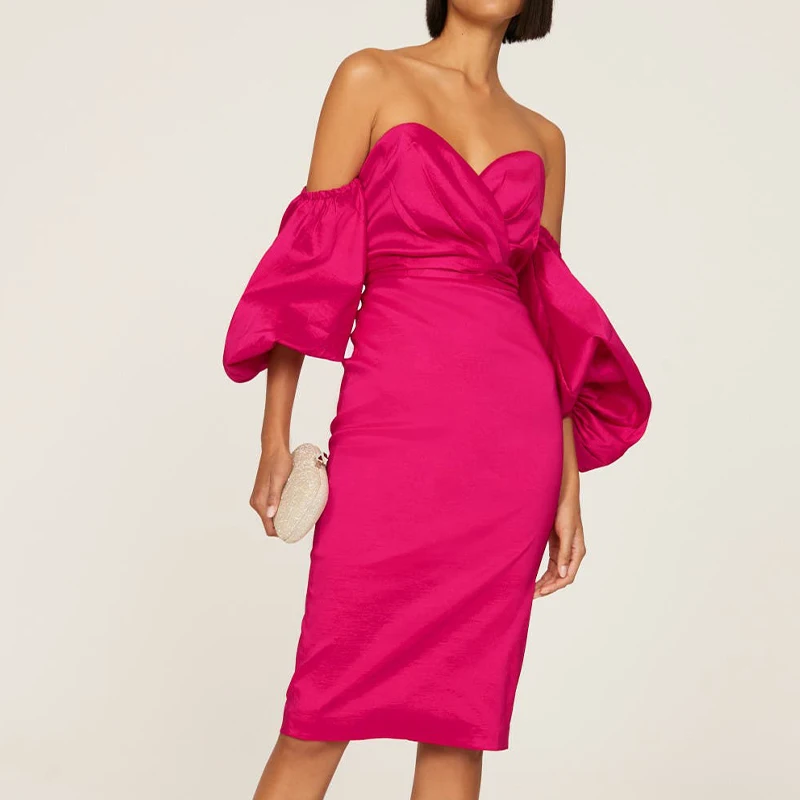 sachin and babi light blue dress Deep V Neck Backless Puff Sleeve Women Summer Short Sleeve Dress - Vacation  Dress and Maxi Long Dresses price
