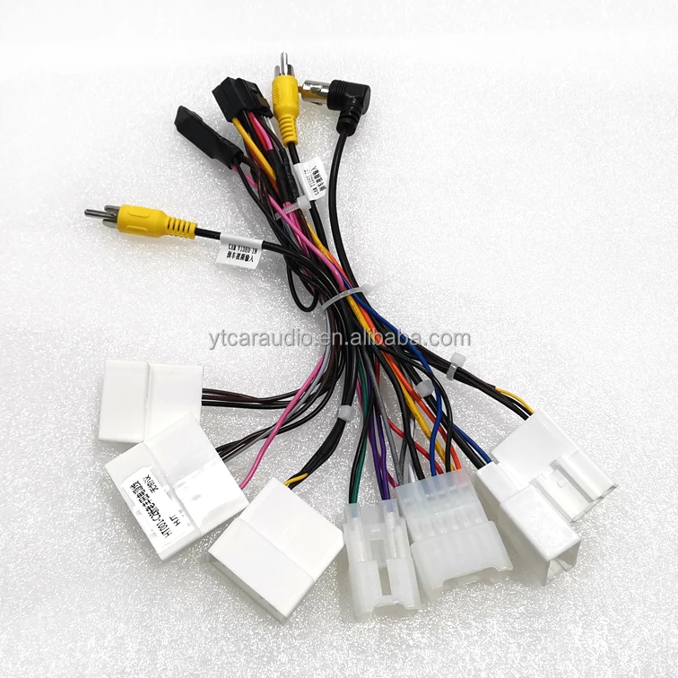 Android Navigation Car Harness with 16PIN Adaptor and Back Camera for Toyota Vios Model 1-Year Warranty Stereo Function
