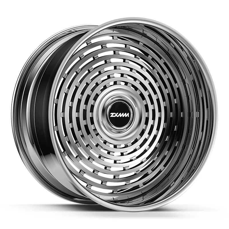 Custom Alloy Forged Wheel Rims 2-Pieces 17 18 19 20 21 22 24 26 28 Inch Deep Dish Forging Concave