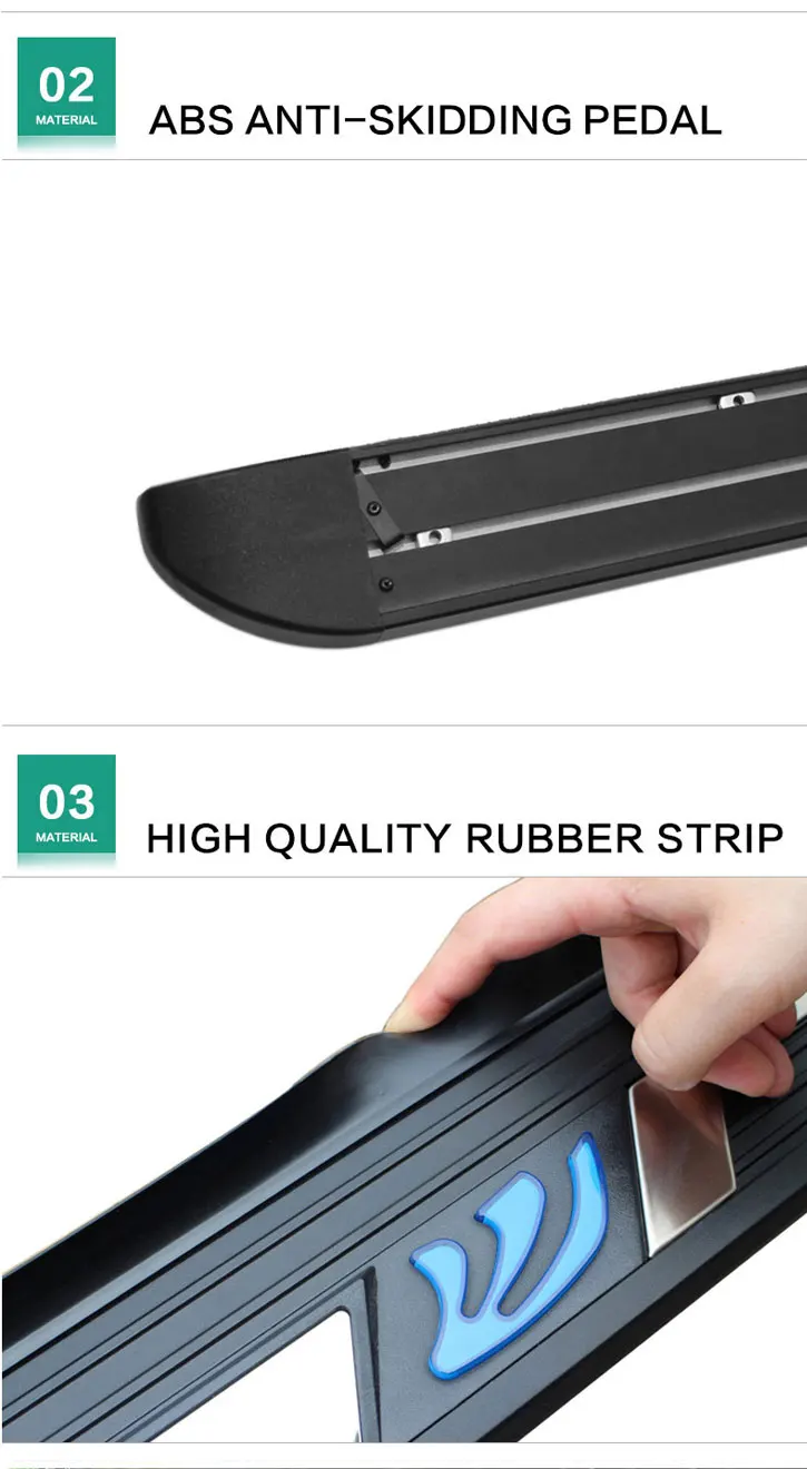 Aluminum Alloy Suv 4x4 Accesorios Para Auto Fixed Running Board for KIA SORENTO Side Steps Step Board Side Run manufacture