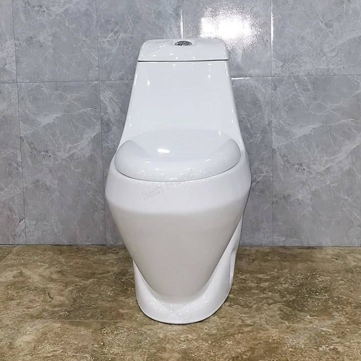 Libya Sanitary Ware with CE Certificate Bathroom Big Hole One Piece Toilet