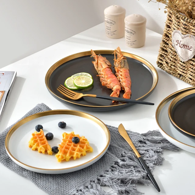 Nordic High Quality Eco-Friendly Melamine Plastic Plates Square
