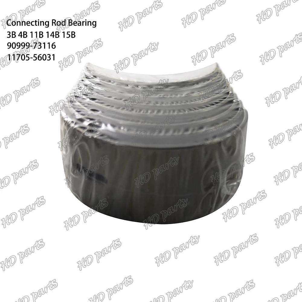 3B 4B 11B 14B 15B Connecting Rod Bearing 90999-73116 11705-56031 Suitable for Toyota Engine Parts