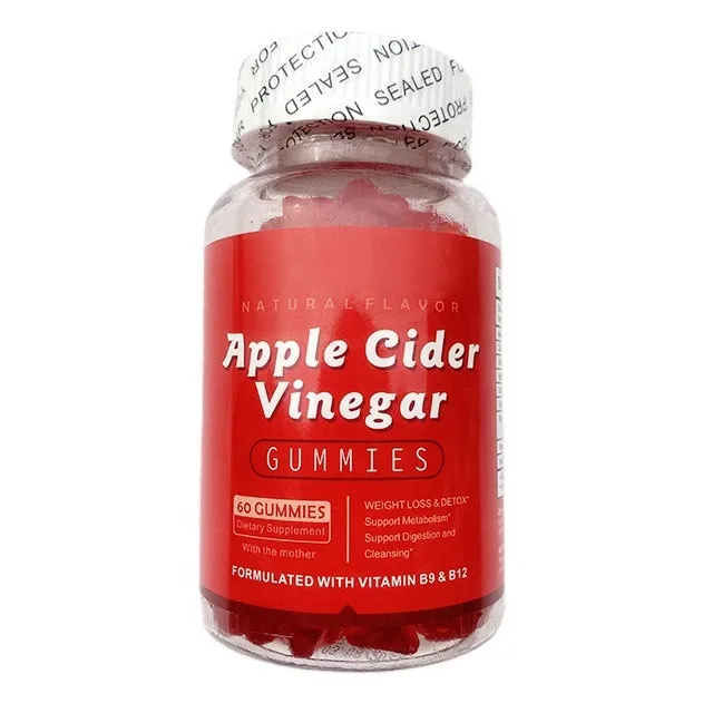 Wholesale popular vegan slimming sugar free gummies apple cider vinegar gummies for weight loss