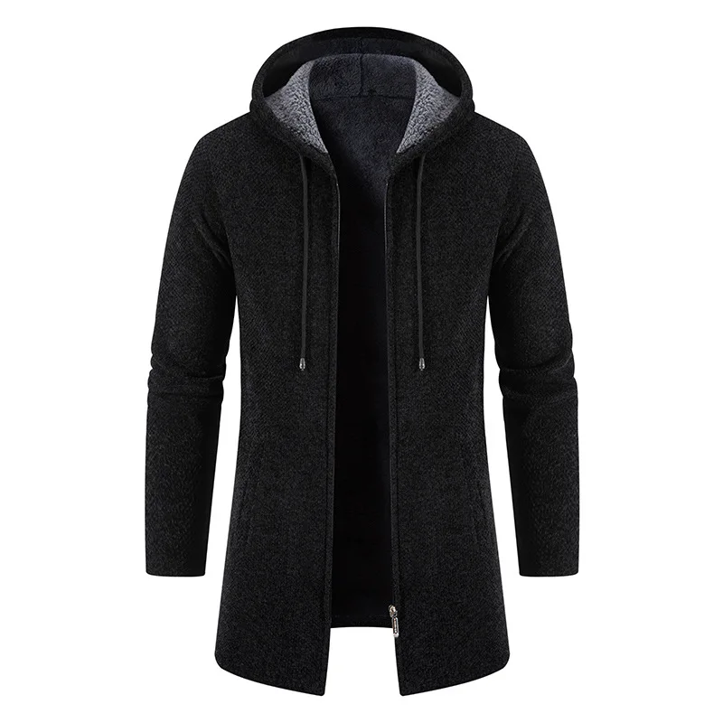 Hot Selg Long Sleeve Wholesale Warm Jacket Coat Windbreaker warm jacket for men Plus Size collar cardigan sweater_voghion.com