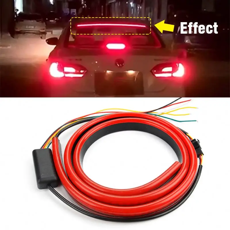 Wholesale 12V Car LED Strip Brake lights 90cm Rear Tail Warning Light High Mount Stop Lamp Flow Waterproof Accessories From m.alibaba.com