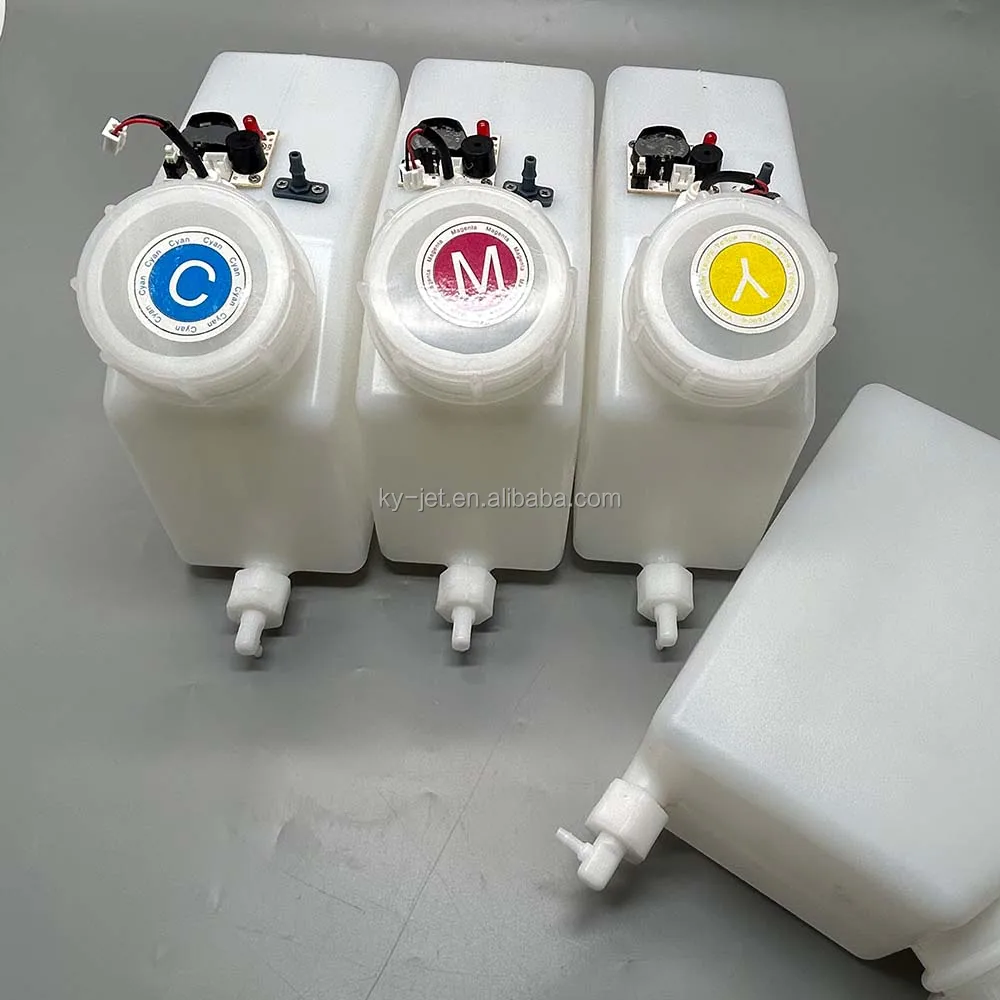 1500ml Ink Tank Continuous UV ECO DTF Ink Supply System Cartridge with ...