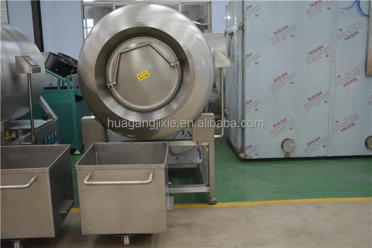 Vacuum Tumbler Chicken Marinating Machine / Meat Jerky Salting Tumbling