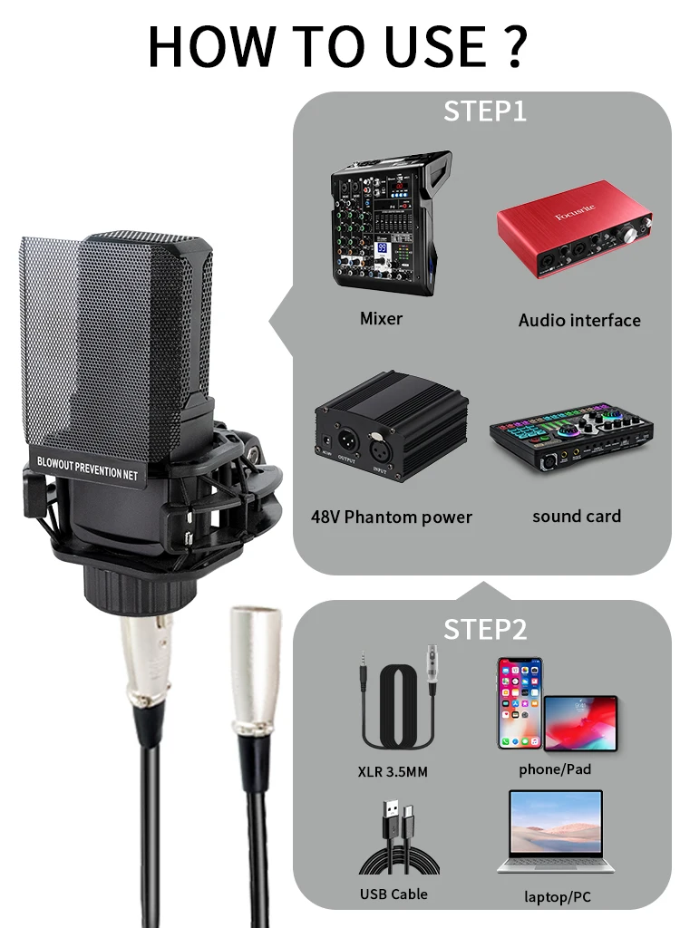 USB電容麦克风 ZealSound K66 系列USB 電容麥克風使用手冊