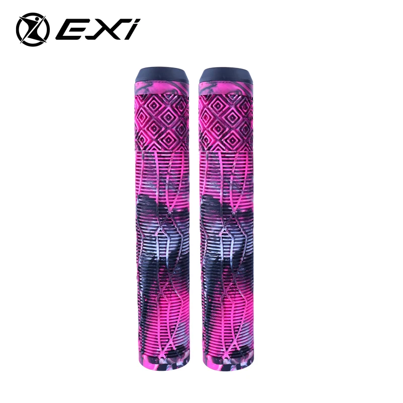 Custom Pattern Performance Anti-Slip TPR Bicycle Grips  TPR BMX Freestyle Mountain Bikes Multi-Colored Handlebar Grips