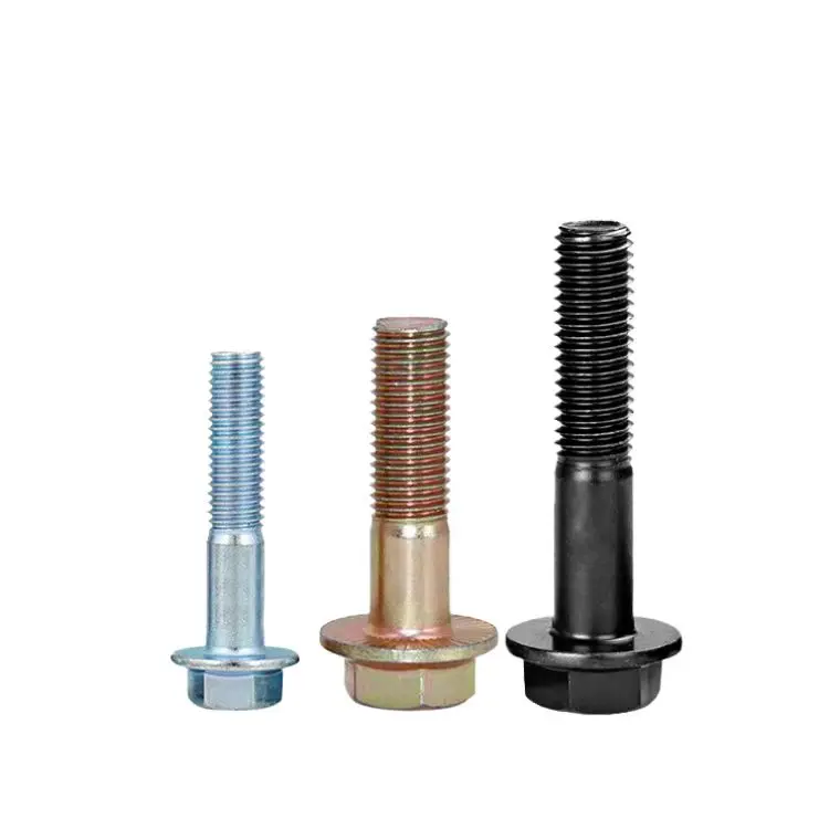 Wholesale Factory Galvanized Flange Bolts And Nuts Din6921 Serrated Hex Drive Flange Bolt Zinc