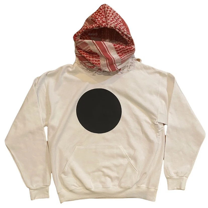 Custom Oversized Pullover Screen Print Cut and Sew 100% Cotton French Terry Streetwear Unisex Men Turban Hoodie With Scarf gallery 2