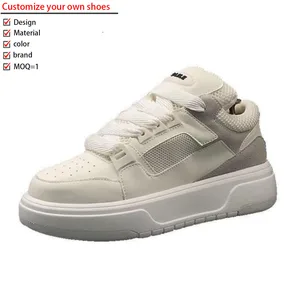 High Fashion Trend Men's Classic Oxford Shoes Custom Sporty Walking Shoes for Couples Soft Mesh Lining Lace-Up Closure Summer