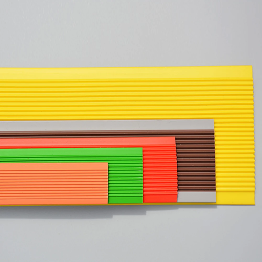 Противоскользящая полоса для отделки лестницы, декоративные полоски, L-образный ПВХ протектор для бортиков лестницы