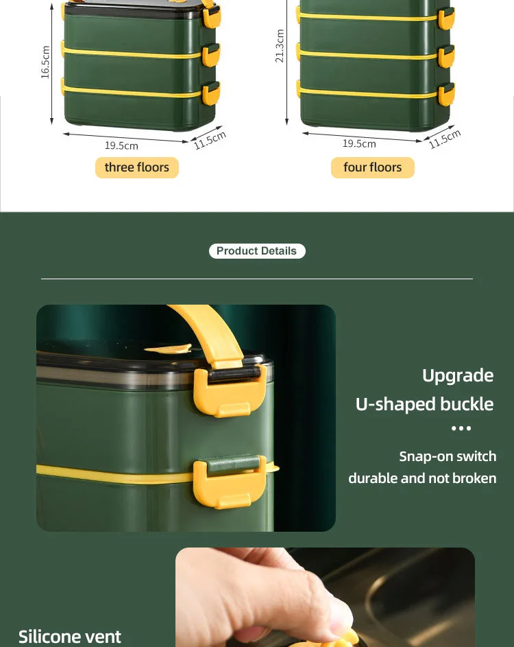 Factory Direct Kitchen Lunch Box 304 Stainless Steel Foo Lunch Box Kids