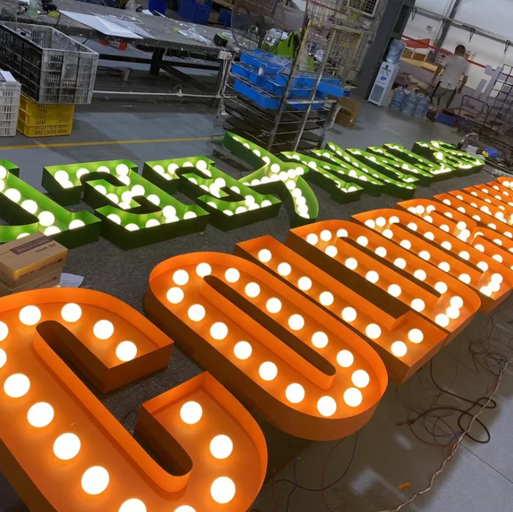 Outdoor Large Light Up Alphabet Letters Love 09 Marquee Number Giant