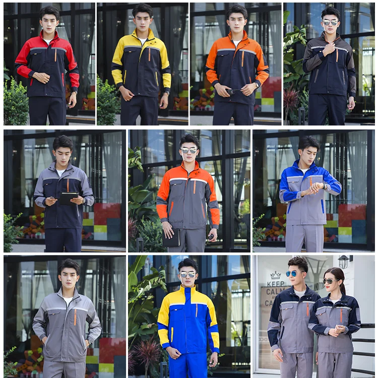 Industrial Work Clothes - Durable & Safe Polyester Cotton
