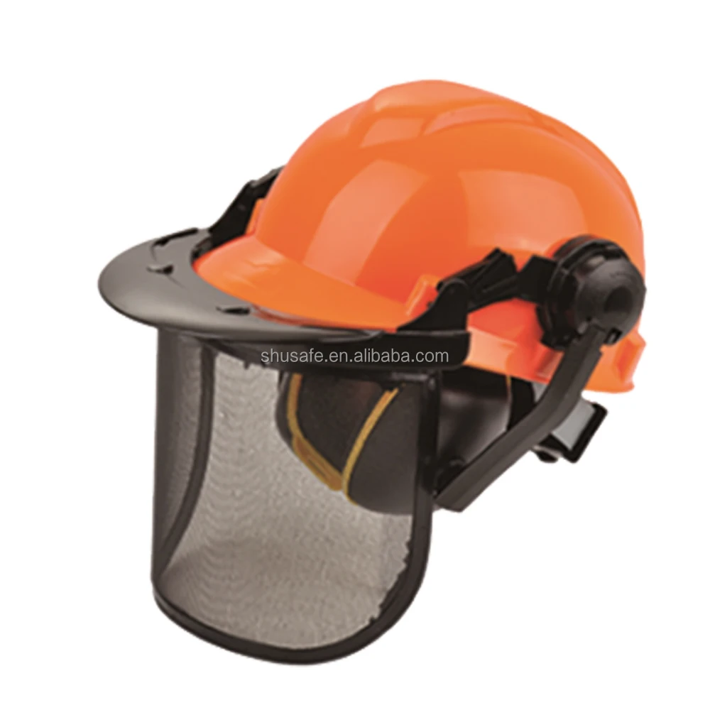 Amosfun Metal Mesh Face Guard – Reusable Safety Shield For Grass Cutting, Woodworking & Gardening (Adjustable Headgear)