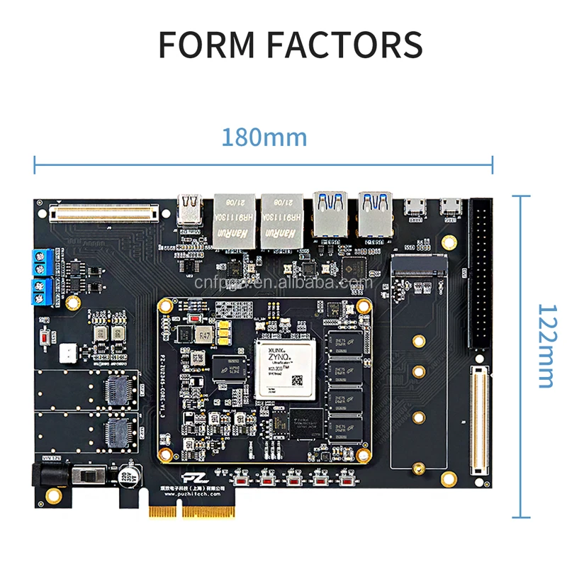 Puzhi PZ-ZU2CG-KFB Xilinx FPGA Development Board - USB3.0 DP Pcie 3.0
