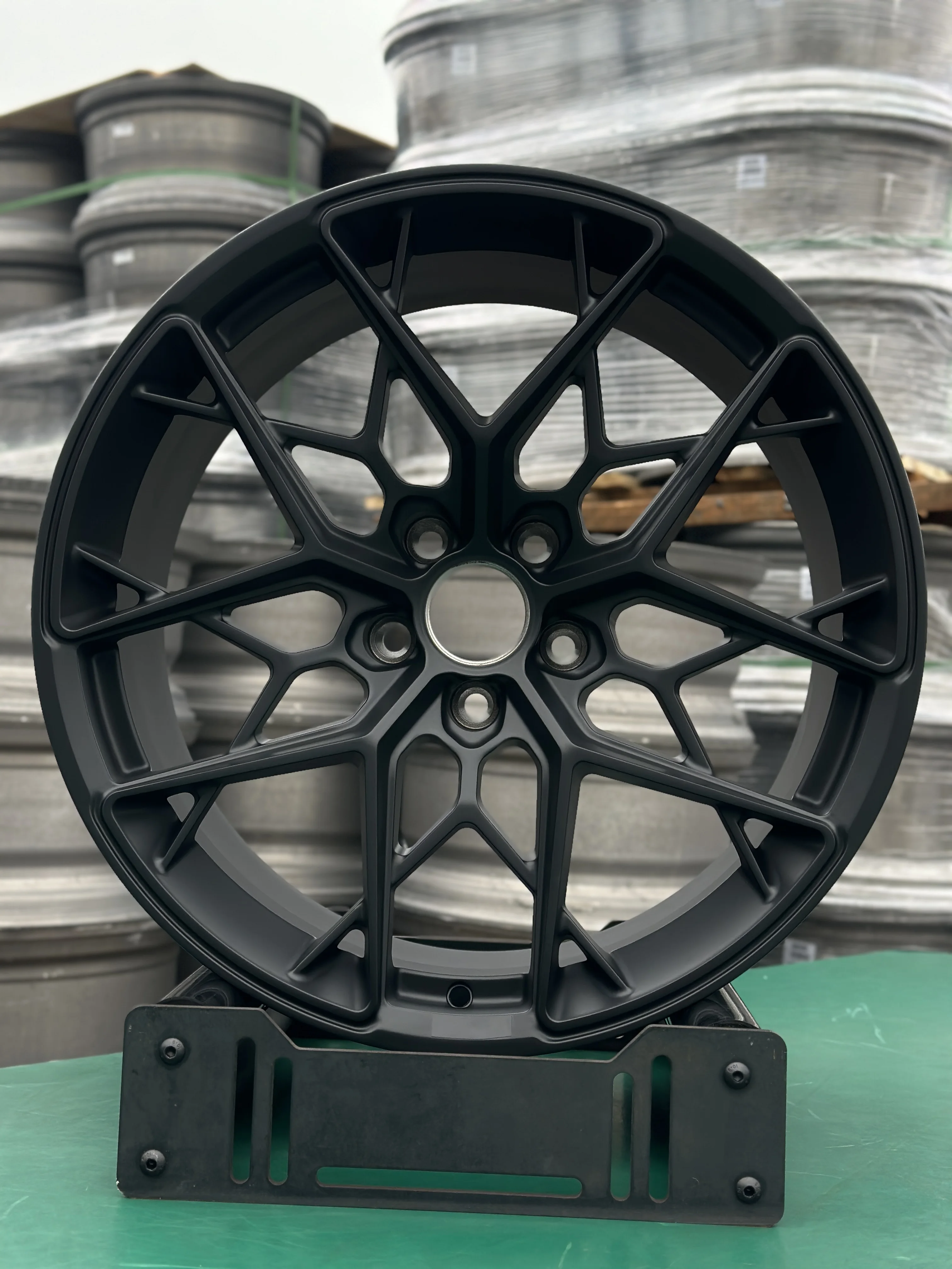 GVICHN one piece matte black forged wheels 16 - 26 inch aluminum alloy rims 5x112 5x114.3 5x120 monoblock wheel hub