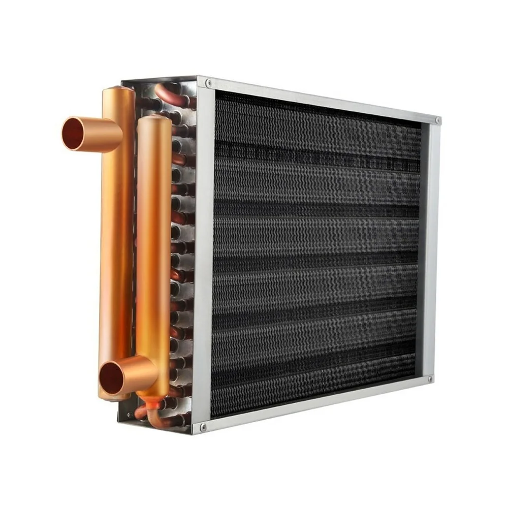 Source 16X20 HOT WATER TO AIR HEAT EXCHANGER coil with 1 inch COPPER PORTS  INSTALL FRONT FLANGE on m.alibaba.com
