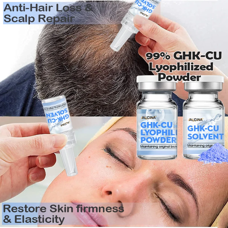 ZS Factory Price 99% Ghk-Cu Lyophilized Powder for Scalp Repair