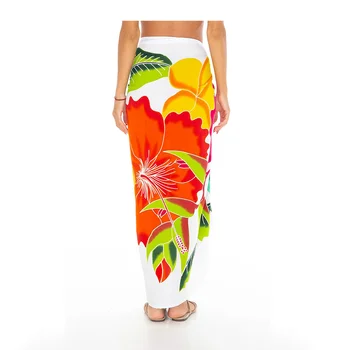 Low MOQ Top quality Hawaii best sells digital print custom rayon sarong