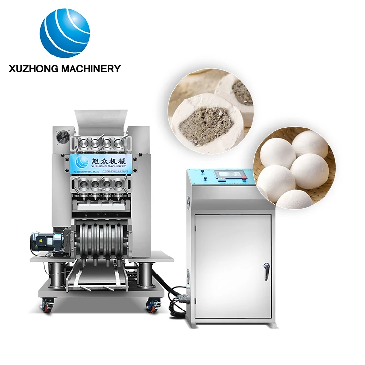 Automatic Tray Forming Tang Yuan Machine Glutinous Rice Ball Filling Machine  Dough Divider Rounder Tapioca Pearl Making Machine