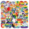 50 adesivi arcobaleno
