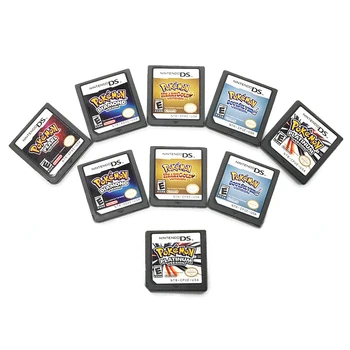 Travelcool Game Card HeartGold SoulSilver Retro Video Games Card Plastic for Mario Games for Nintendo NDS 3DS
