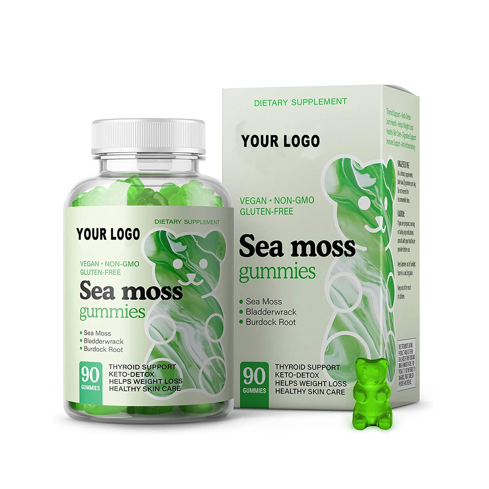 Фирменная натуральная многофункциональная 1600 мг ирландский морской мох, диетические добавки