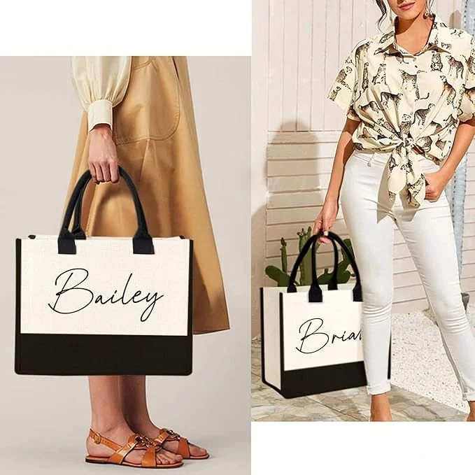 Red Christmas Decorations Gifts Canvas Multi-Colorful Shoulder Tote Bag High Aesthetic Value Waterproof Storage Travel supplier