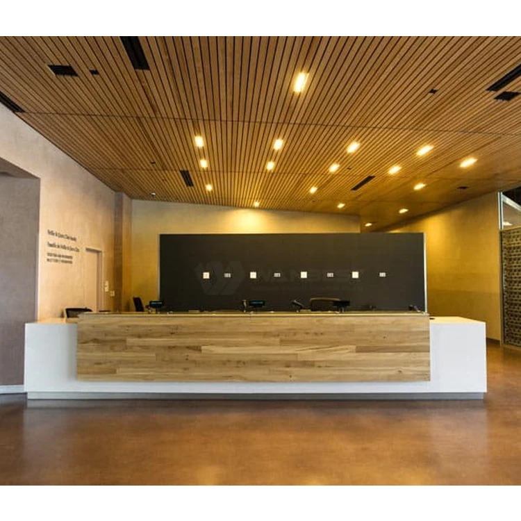 New Design 4 Meters Long Reception Desk Computer Table Nurse Station Reception Desk Furniture
