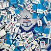 Tessera mahjong blu