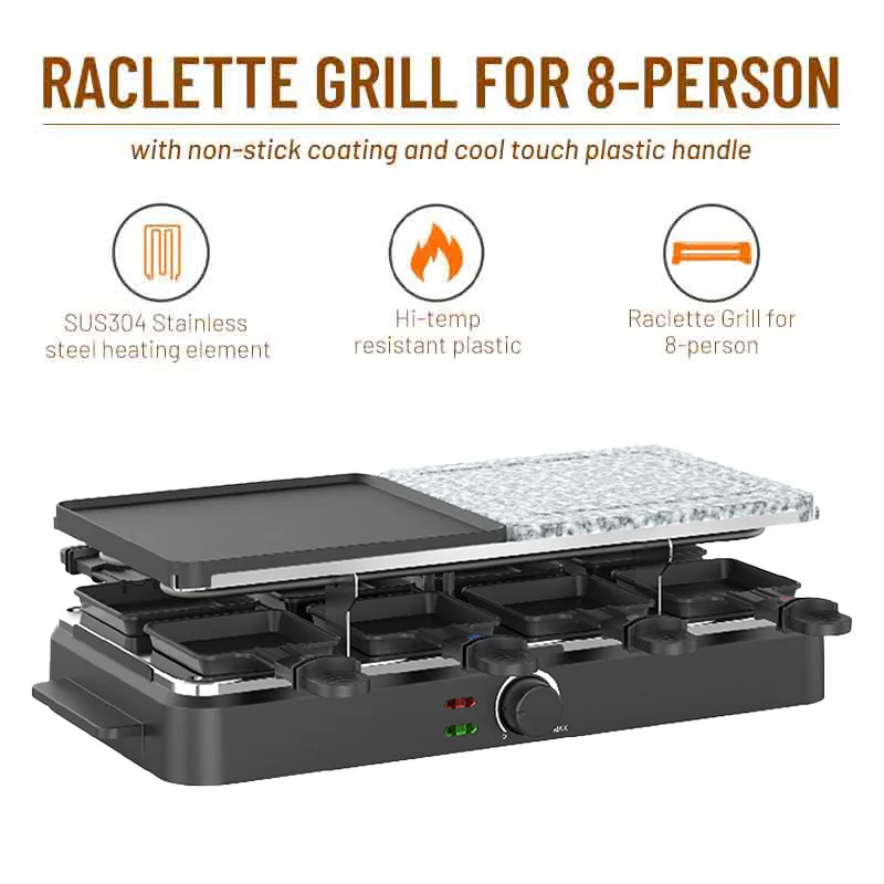 Korean Teppanyaki Griddle Smokeless Indoor Electric BBQ Grill Pan ...